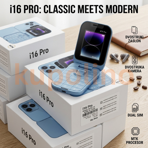 Telefon na preklapanje i16 Pro