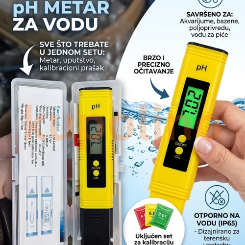Tester PH vrijednosti Vode