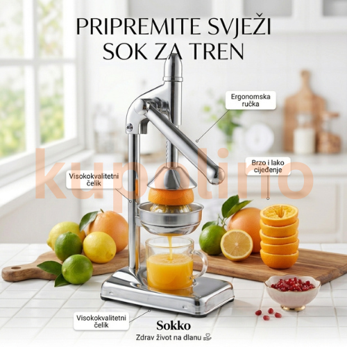 Profesionalna Ručna Cjediljka 100% Prirodno