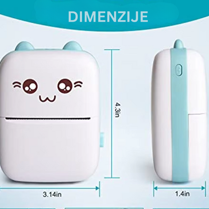 2 u 1 Mini Printer - Za djecu i odrasle