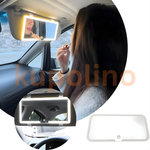 LED OGLEDALO ZA ŠMINKANJE U AUTU