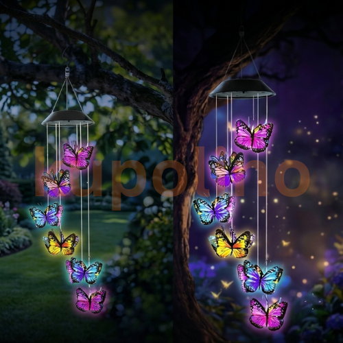 Led Solarne Lampe sa dekoracijom leptira