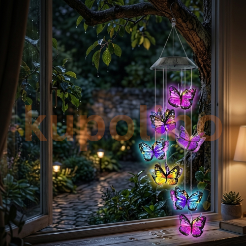 Led Solarne Lampe sa dekoracijom leptira