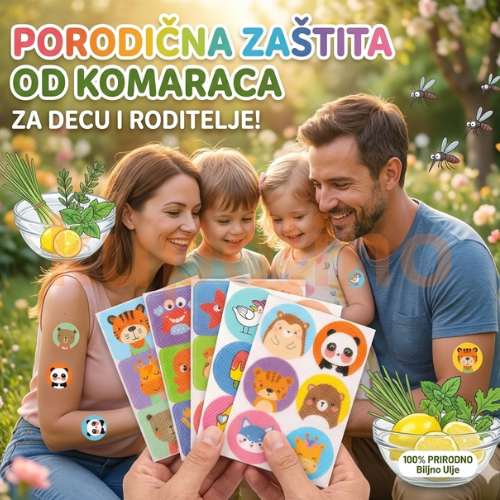 Flasteri Protiv Komaraca za Djecu i Odrasle